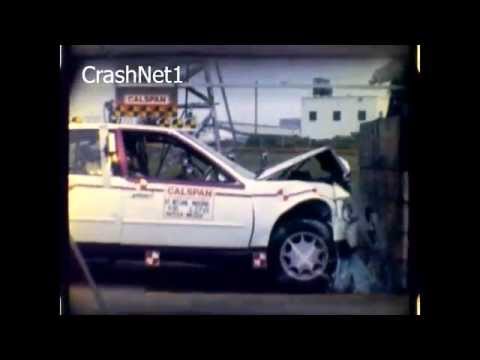 Видео краш-теста Nissan Maxima 1990 - 1995