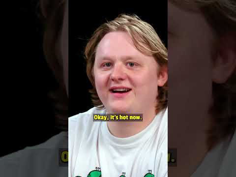 Lewis Capaldi is afraid of letting his nation down on Hot Ones 🥴🔥