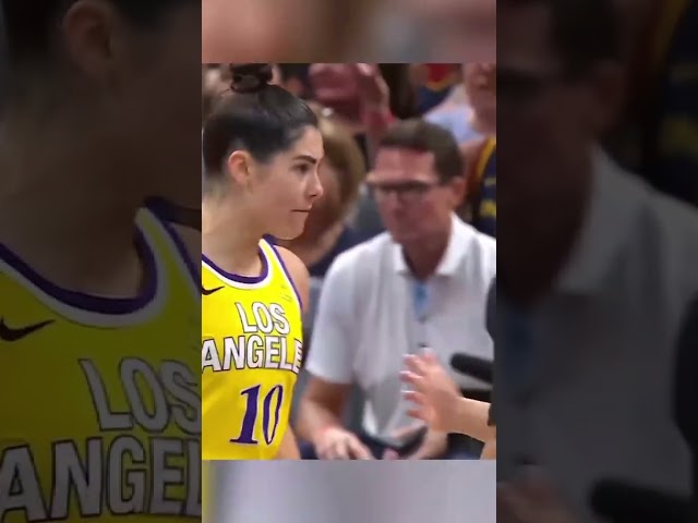Kelsey Plum after this play with Lexie Hull 👀