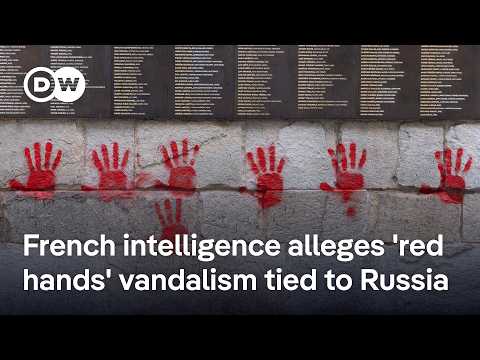 France imprisons four suspects in 'red hands' desecration of Jewish memorial claims ties to Russia