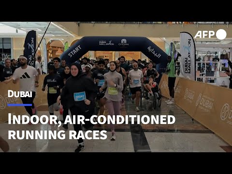 As temperatures touch 50C, Dubai runners turn to indoor races | AFP