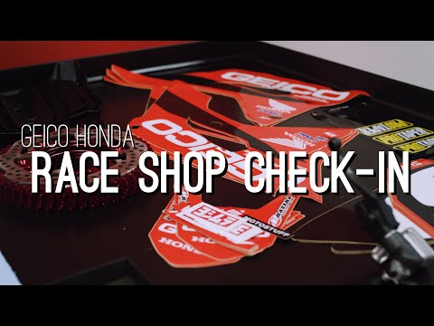 GEICO HONDA RACE SHOP CHECK IN - Pro Motocross Mid Season Update