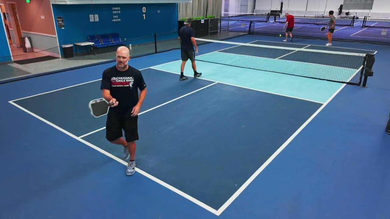 What 50- vs 50+ Pickleball Men's Doubles Look Like