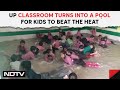 Heatwave In India | UP School Converts Classroom Into Swimming Pool As Temperature Soars