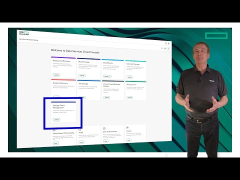 HPE GreenLake for Storage Fabric Management Video