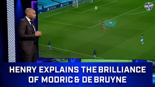 What Makes KDB and Modric So Brilliant? | Thierry Henry Breakdown & Analysis | CBS Sports Golazo