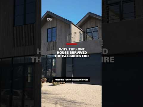 Why this one house survived the Palisades fire