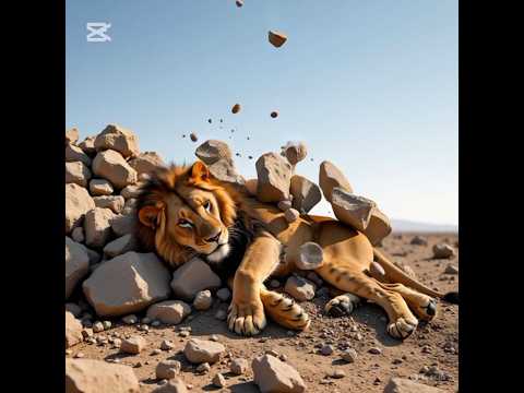 bear saved king lion 🦁 (#viral bear rescue mission 🐻