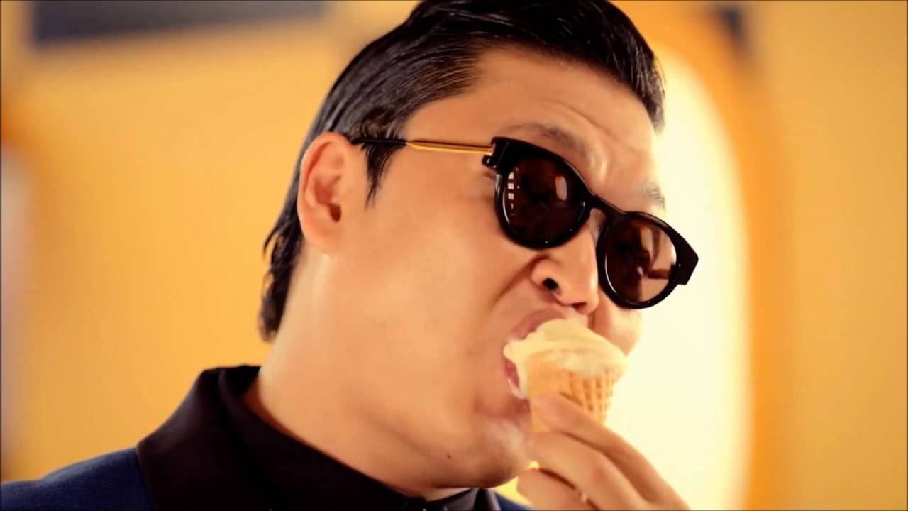 PSY Erotic Eating Ice Cream With Porno Music HyunA Ice Cream MV