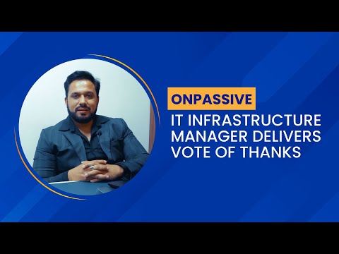 It's my immense pleasure and delight to work with #ONPASSIVE.
