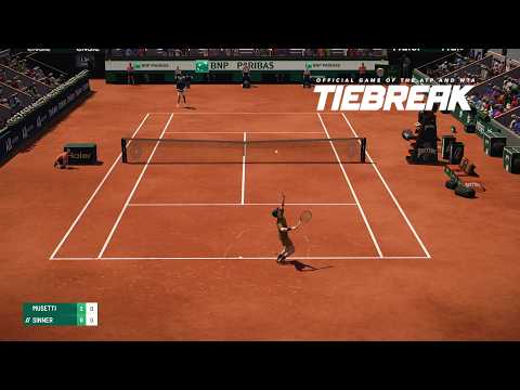 TIEBREAK - *New Patch Update* I Lorenzo Musetti Vs Jannik Sinner I Roland Garros I FULL SET (PS5)