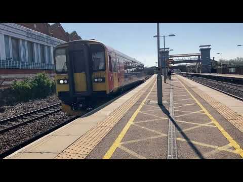 Network Rail class 153311 trundles through Loughborough