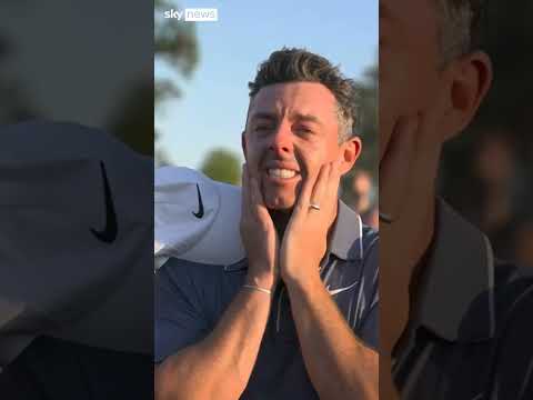 Emotional McIlroy on Grand Slam win: 'makes all the years worth it' #shorts #golf