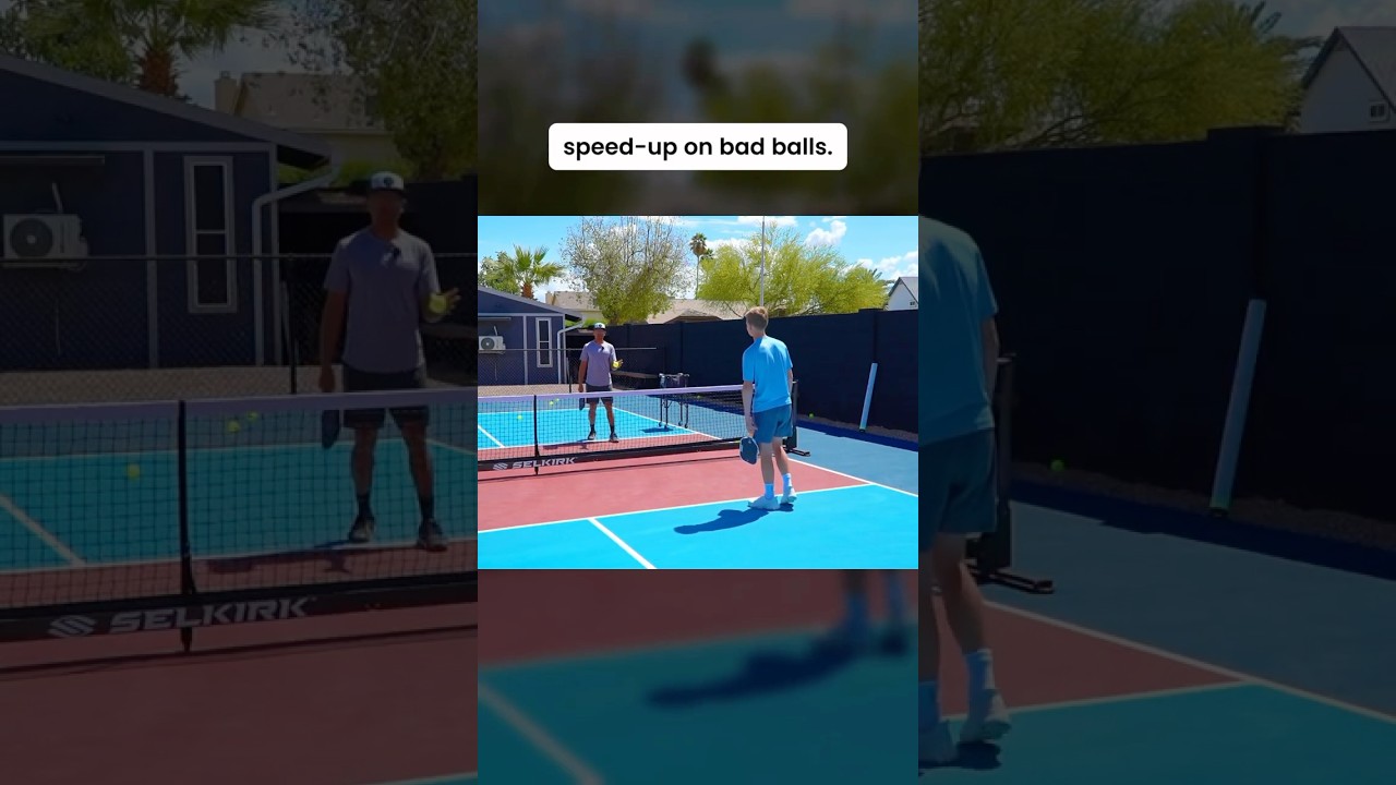 When to Speed Up in Pickleball (Most Players Miss This) Full length video is up now! #shorts
