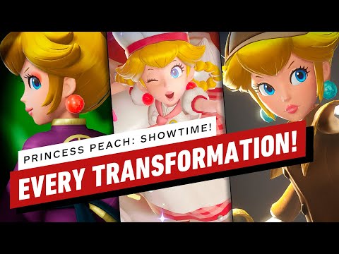 Princess Peach: Showtime! - EVERY Transformation