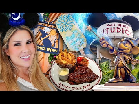 Disney's Worst Park?! Paris's Walt Disney Studios Surprised Me! Eating at Bistro Chez Remy