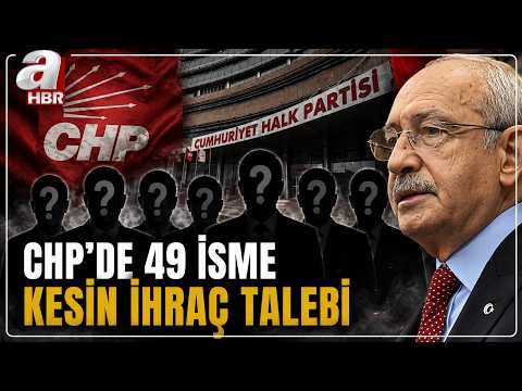 CHP'de Disiplin Çemberi Genişliyor! İşte CHP'den İhraç Edilen İsimler... | A Haber