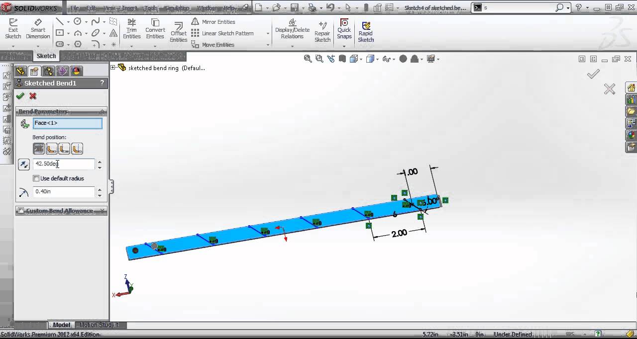 Solidworks Sheet Metal Fun With Sketched Bends Solidworks Training