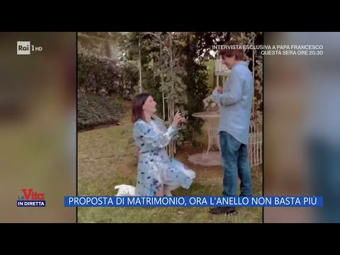 Proposta di matrimonio, ora l'anello non basta più - La Vita in diretta - 01/11/2023