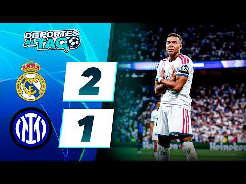 ✅ <strong>Con</strong> GOL de MBAPPÉ, el REAL MADRID le GANÓ <strong>2</strong>-1 al INTER en el INICIO de la CHAMPIONS LEAGUE