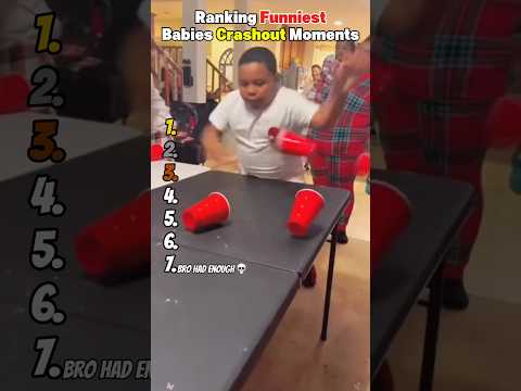 トレンド創作の動画サムネイル - Ranking Funniest Babies Crashout Moments 😂