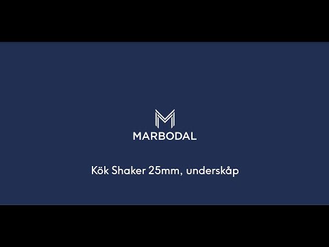 marbodal montering kök shaker 25mm underskåp klar 2160p