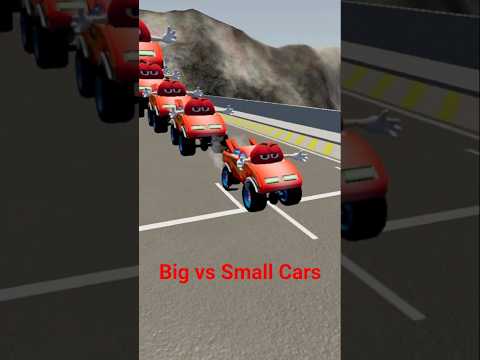 🚗💥 Big vs Small Cars - Epic Jump Challenge in BeamNG.drive!  BeamngMars-tk