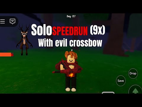 Solo speedrun (9x) 99night in the forest #99nightintheforest #roblox #99nights 