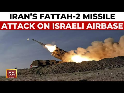 Iran-Israel War: Iran's Fattah-2 Missile Attack On Israel's Airbase, Sat Cam Images Show Damages