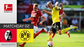 SC Freiburg — Borussia Dortmund 2-1 | Highlights | Matchday 2 – Bundesliga 2021/22