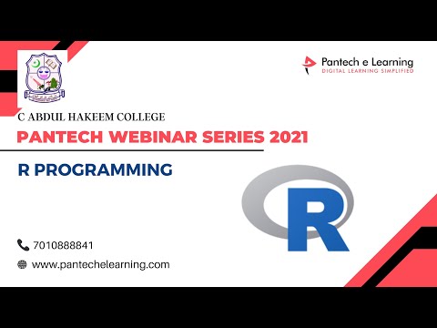 R Programming |  C Abdul Hakeem College | Pantech-e-learning | Ameerpet |