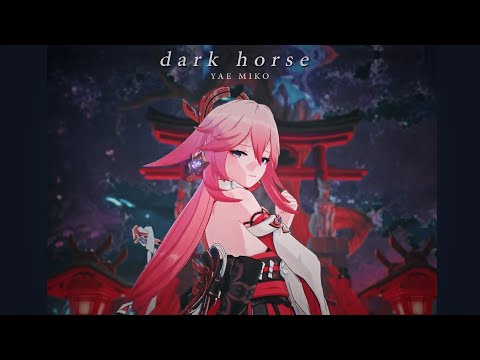 genshin impact || dark horse (yae miko)