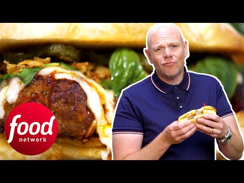 Tom Kerridge Cooks His Own Version Of A Meatball Sub | Tom Kerridge's American Feast