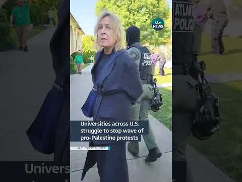 Universities across U.S. struggle to stop wave of pro-Palestine protests #itvnews