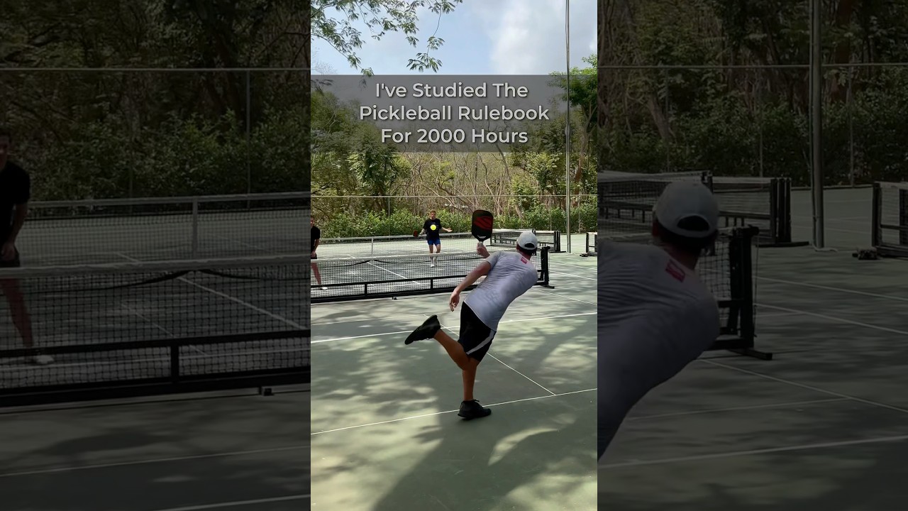I Studied The Pickleball Rulebook For 2000 Hours #pickleball