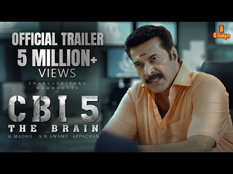 CBI 5 THE BRAIN OFFICIAL TRAILER | MAMMOOTTY | K MADHU | S N SWAMY | APPACHAN | JAKES BEJOY