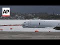 US Navy removes fuel from plane in Hawaii bay