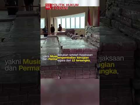 Wow ❗ Uang Rp1,37 T Sitaan Kejagung dari Kasus Korupsi Minyak Kelapa Sawit #shorts #viral #fyp