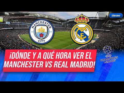 MAN. CITY🔹 vs REAL MADRID⚪ | Cómo VER EN VIVO GRATIS y ON LINE partido por la #UCL