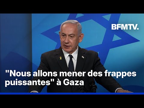 Benjamin Netanyahu ordonne à l'armée israélienne de "mener des frappes puissantes" à Gaza