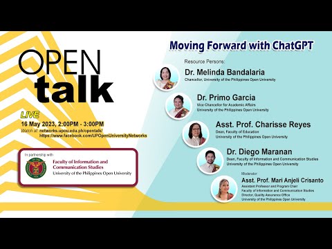 OPEN Talk on ChatGPT: Episode 4 - Moving Forward with ChatGPT