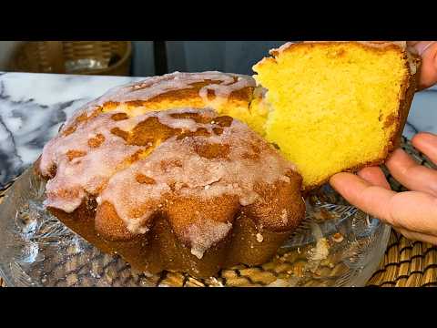 Este bolo DESAPARECE num instante! PERFEITO para acompanhar o café! 🍋