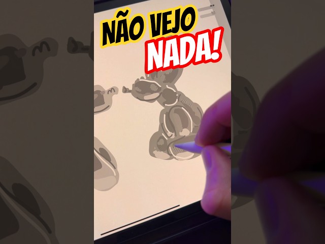 TIREI as CORES do MEU TABLET! #desenhando #arte #artworkout