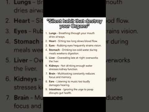 “Habits You Think Are Normal But Are Harming You Inside 🧠💔”