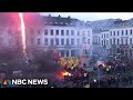 Farmers protests erupt across Europe causing tense standoffs