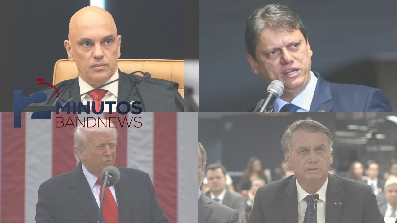 Tarcísio pediu ao STF liberação de Bolsonaro para viajar e negociar com Trump BandNews em 2 Minutos