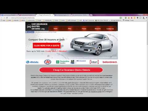 Auto Insurance Ontario Quote Canada