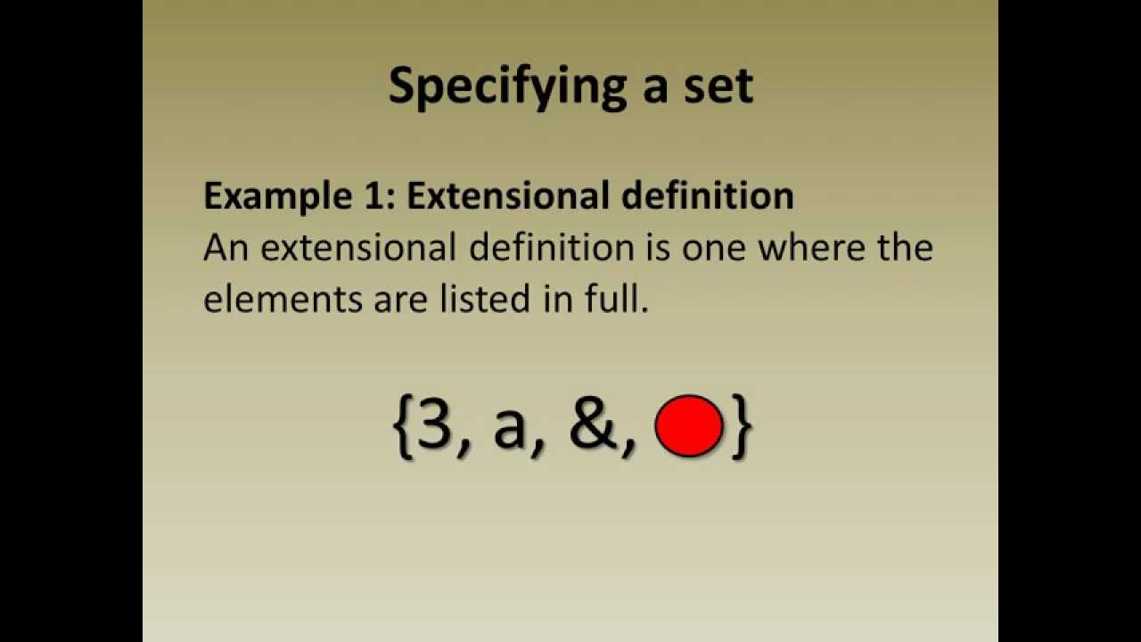Definition Set YouTube definition-set-youtube