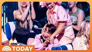 Thumbnail for the video "Didi Conn Makes Surprise Appearance at 'Grease' Event in London" from TODAY