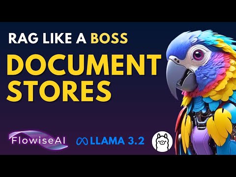 RAG Like a BOSS 🔥 Flowise Document Stores Tutorial